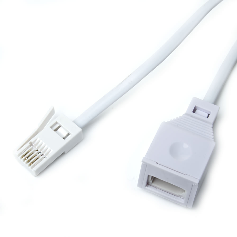 Wilko 5m Telephone Extension Cable Image 1