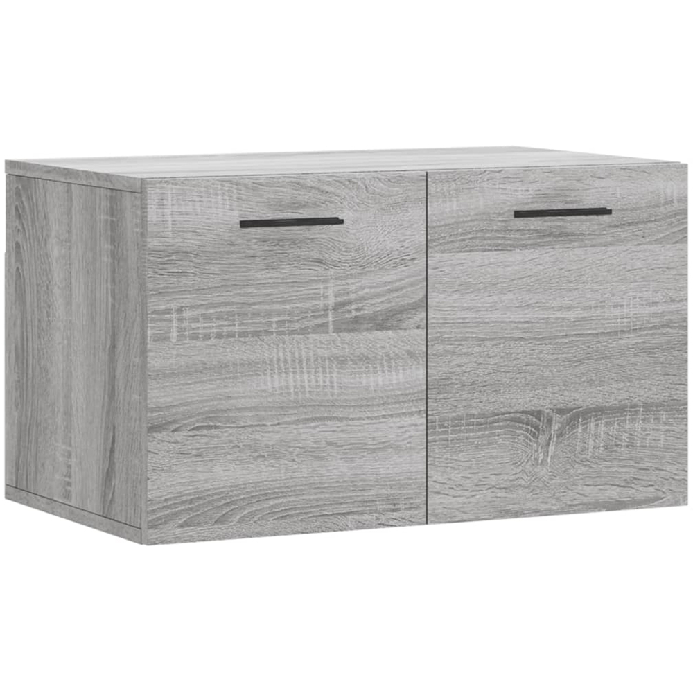 vidaXL 2 Door Grey Sonoma Oak Wall Cabinet Image 2