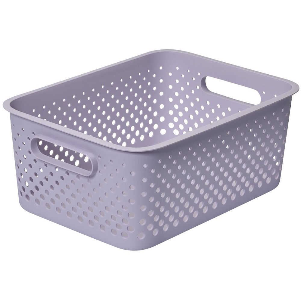 SmartStore Essence Lavender Large Storage Basket 11.4L 3 Pack Image 3