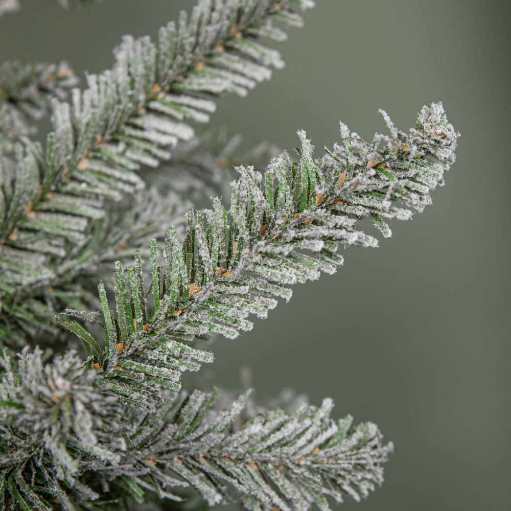 Samuel Alexander Snowy Green and White Everlands Liberty Spruce Artificial Christmas Tree 7ft Image 4