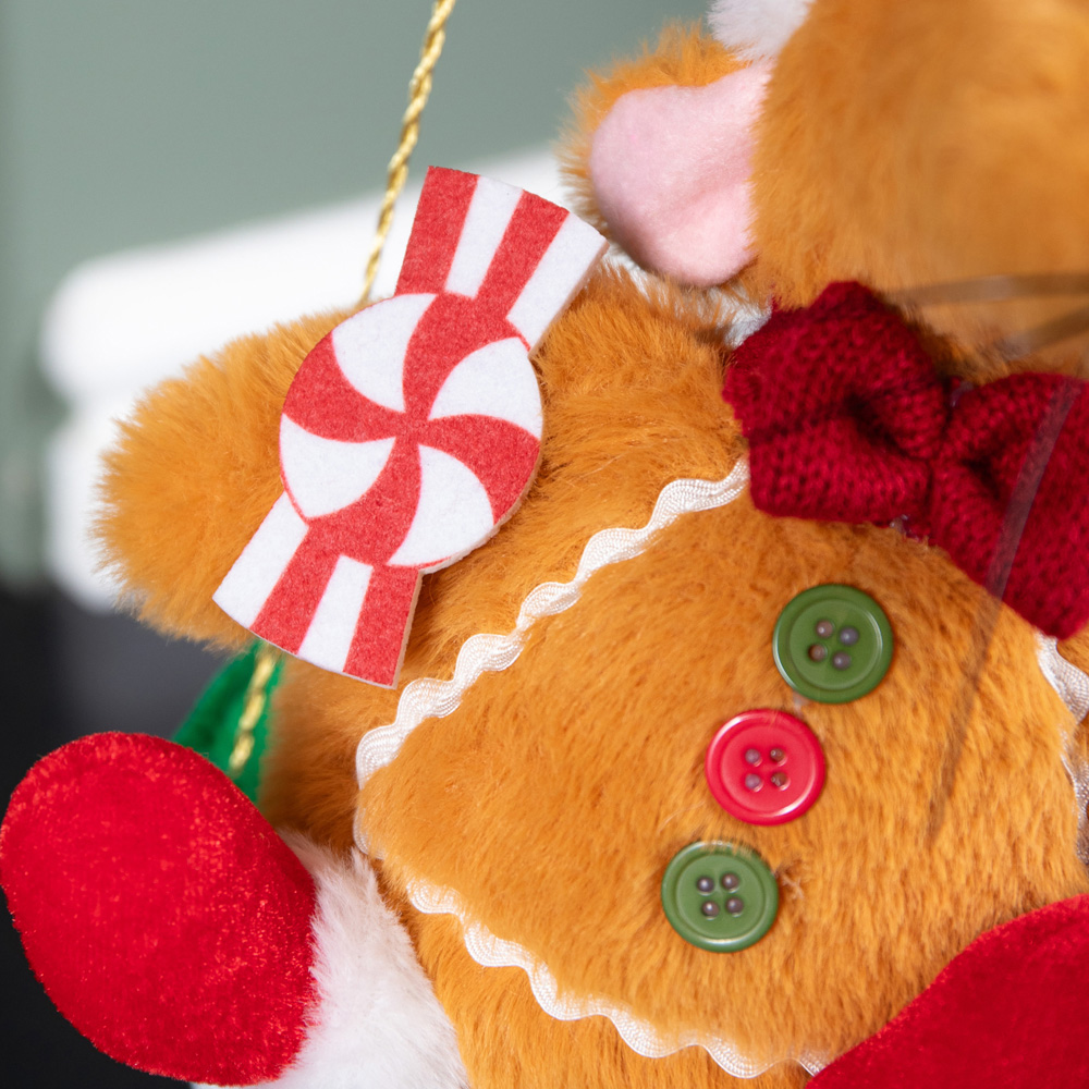 Samuel Alexander Red and Green Razza Rat Hot Air Balloon Hanging Christmas Decoration 100cm Image 4