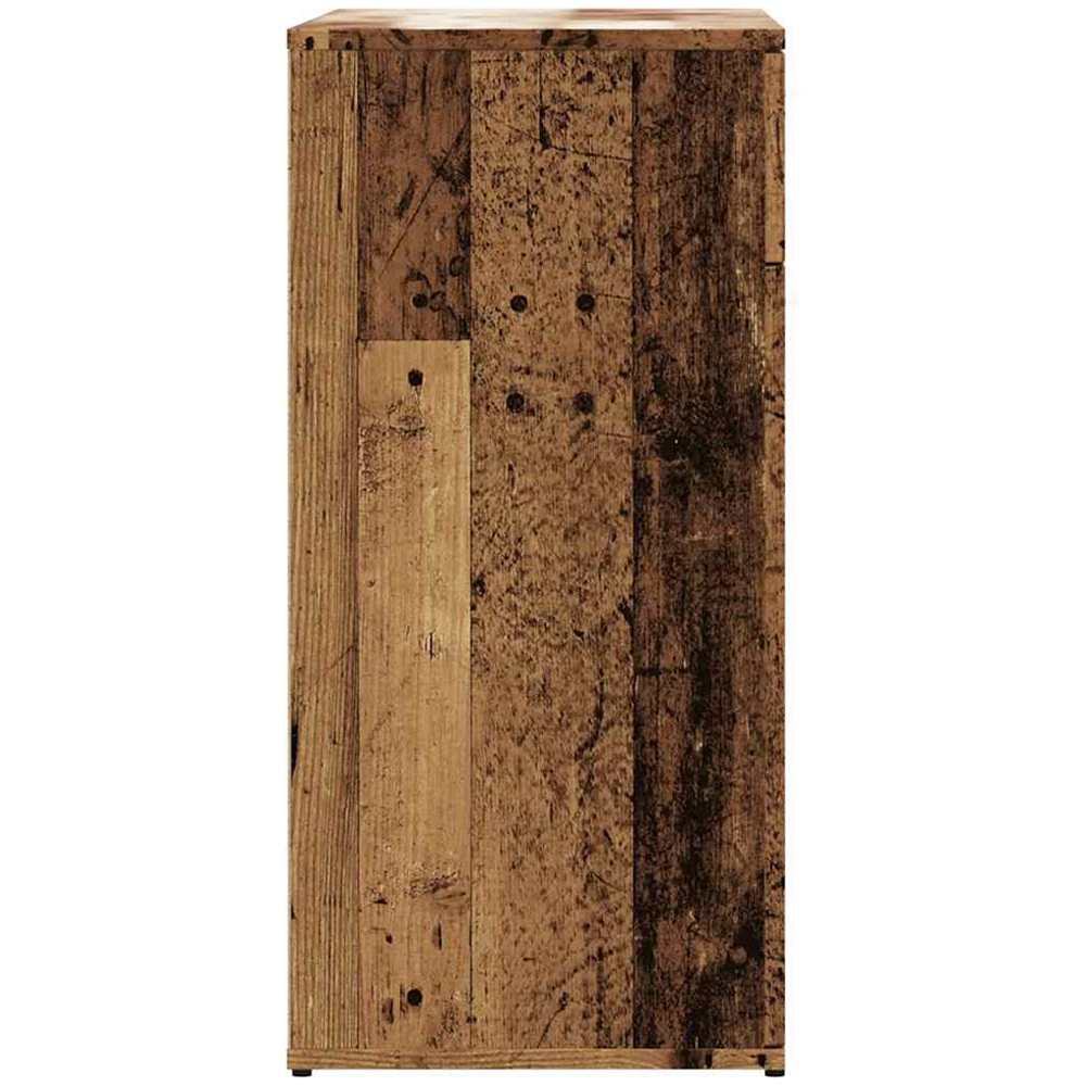 vidaXL 2 Door Single Drawer Old Wood Sideboard Image 6
