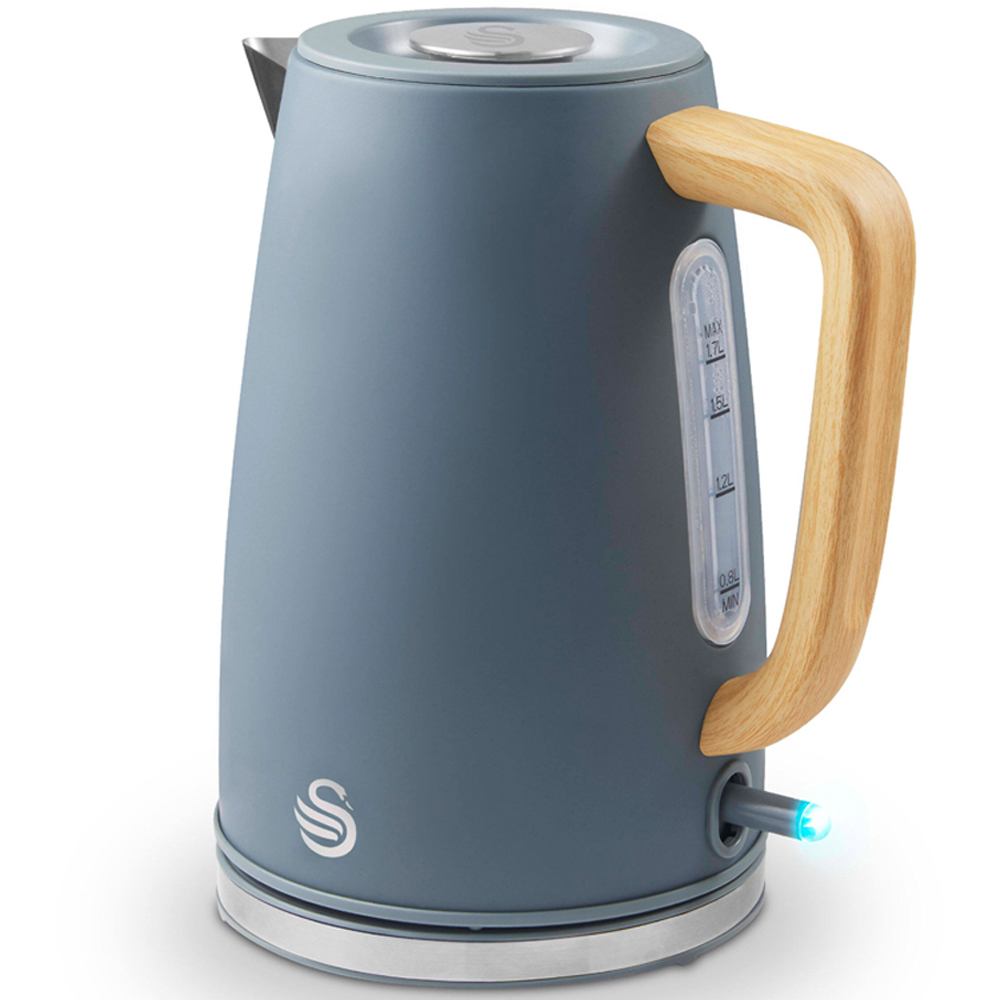 Swan Fjord EEJB337 Grey 800W 2 Slice Toaster and 1.7L Jug Kettle Set Image 3