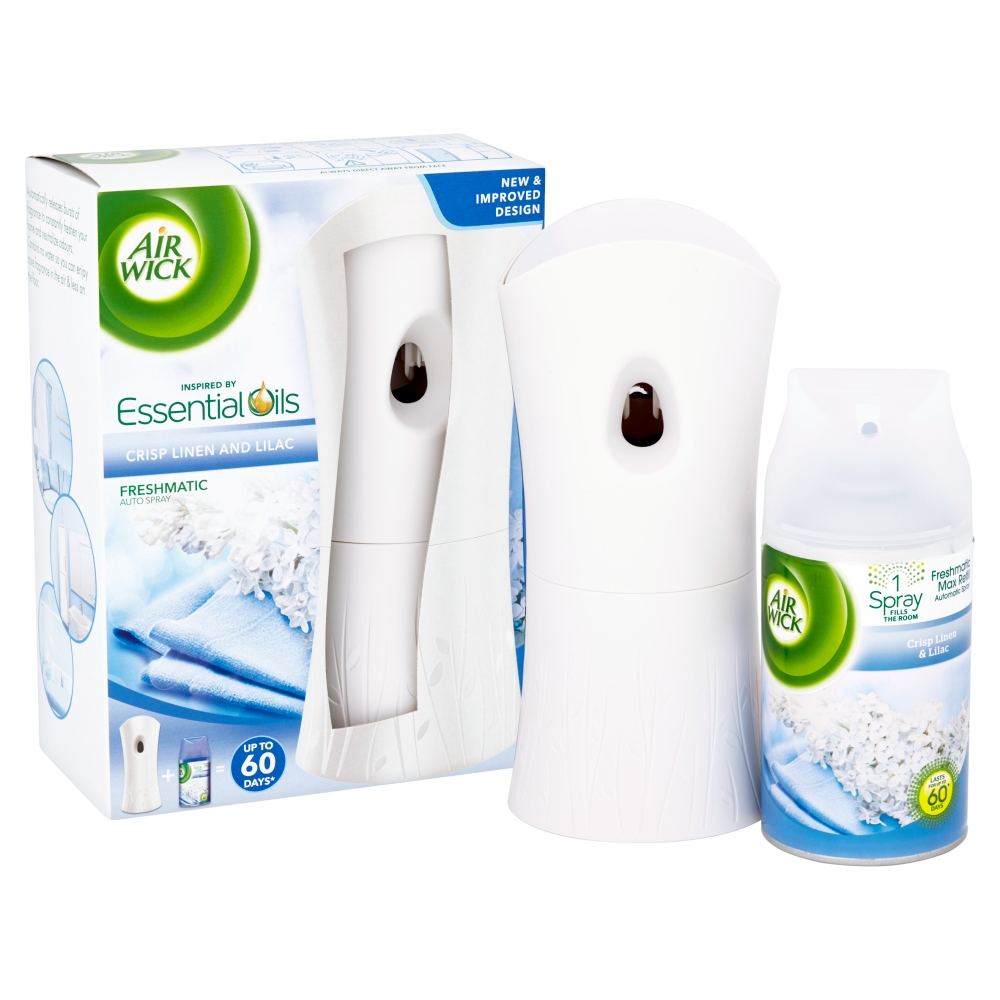 Air Wick Freshmatic Complete Kit Crisp Linen 250ml Wilko