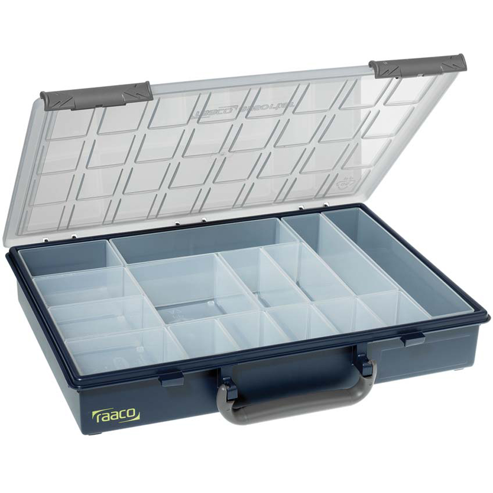 Raaco A4 Professional Assorter Service Case with 15 Removable Insert Image 1