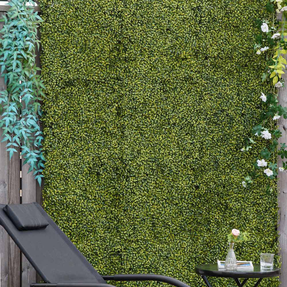 Outsunny 12 Piece Artificial Hedge Wall Panel Image 1