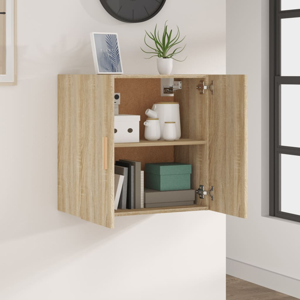 vidaXL 2 Door Sonoma Oak Wall cabinet Image 6
