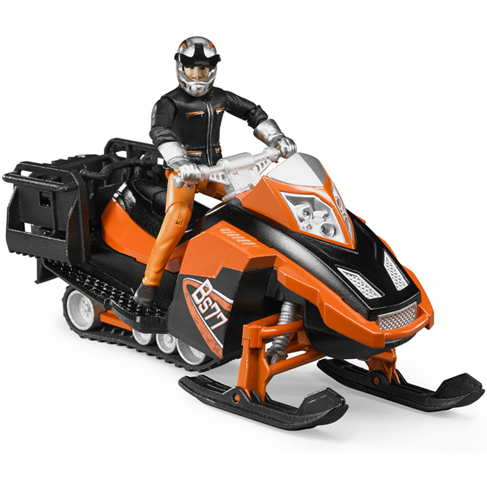 Bruder Kids Snowmobil with Driver and Accessories Playset Model Image 3