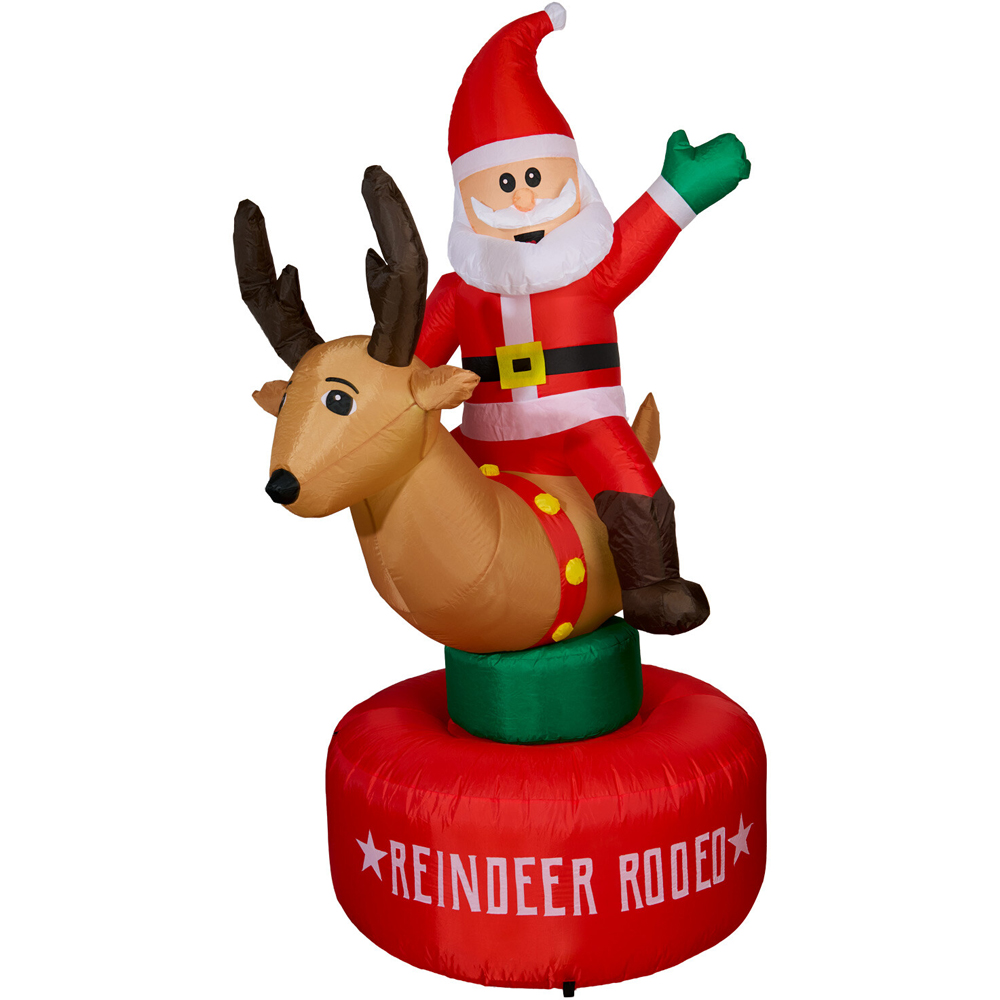 Rodeo Santa Inflatable Image 3