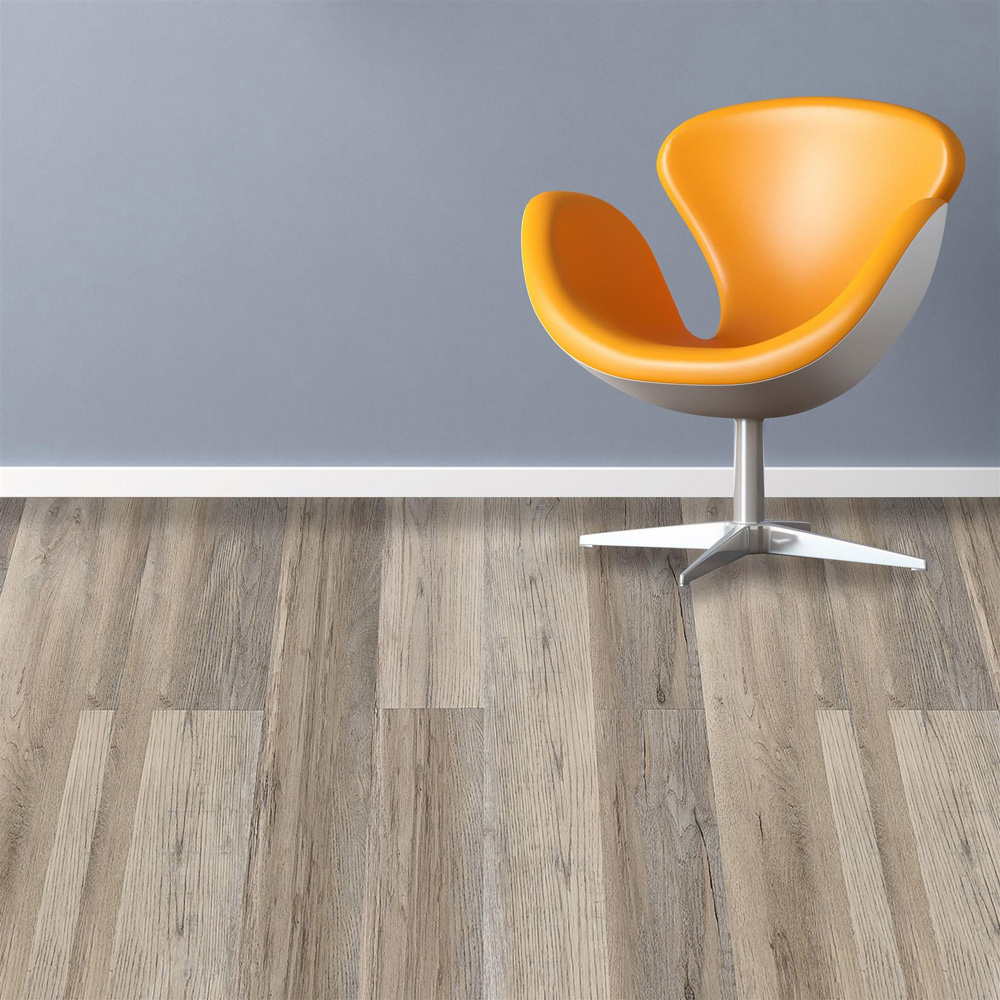Walplus White Wash Barnwood Oak Wood-Effect Vinyl Flooring 91.44 x 15.24cm 15 Pack Image 3