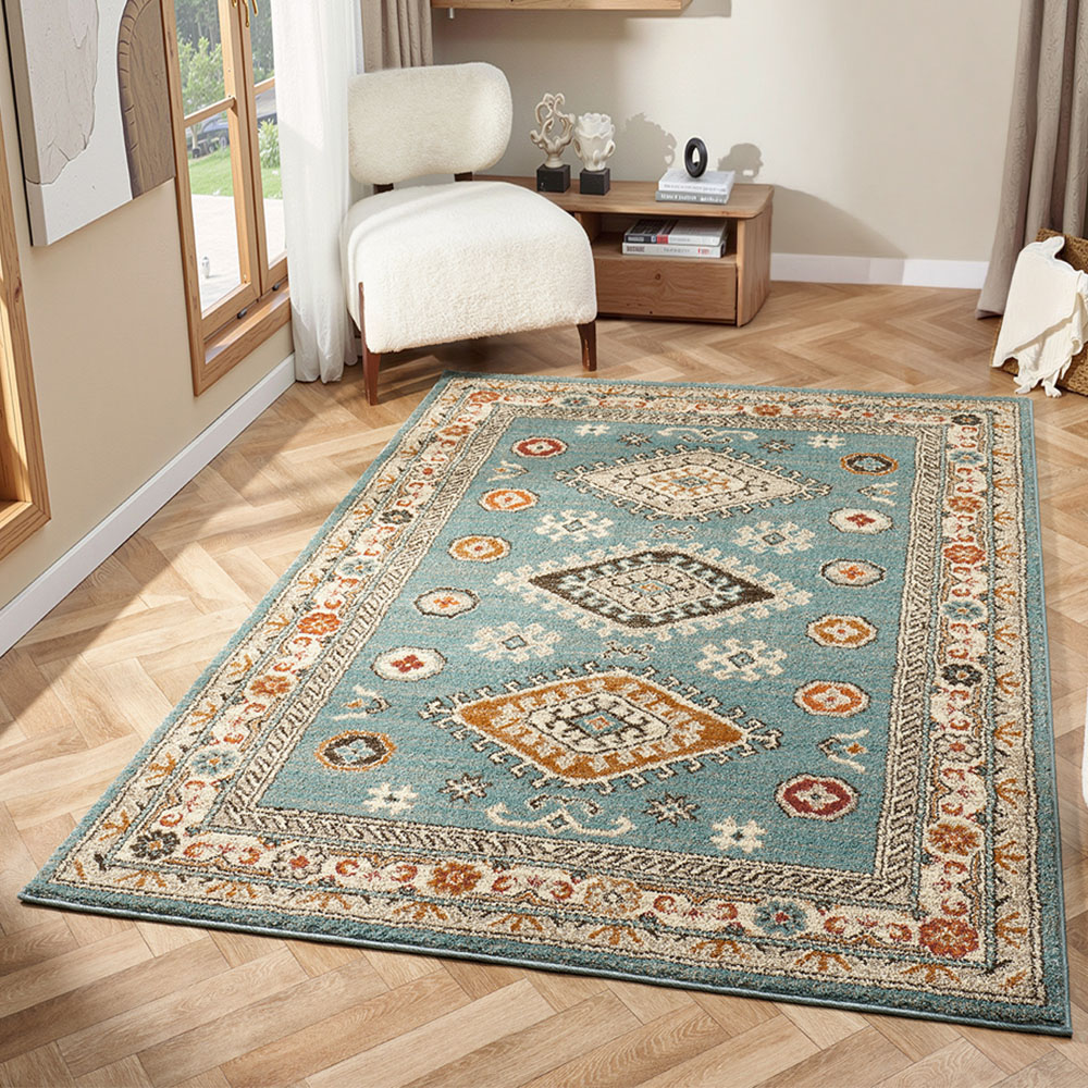 Portland HMC 5567 Blue Cashmere Rug 200 x 290cm Image 1