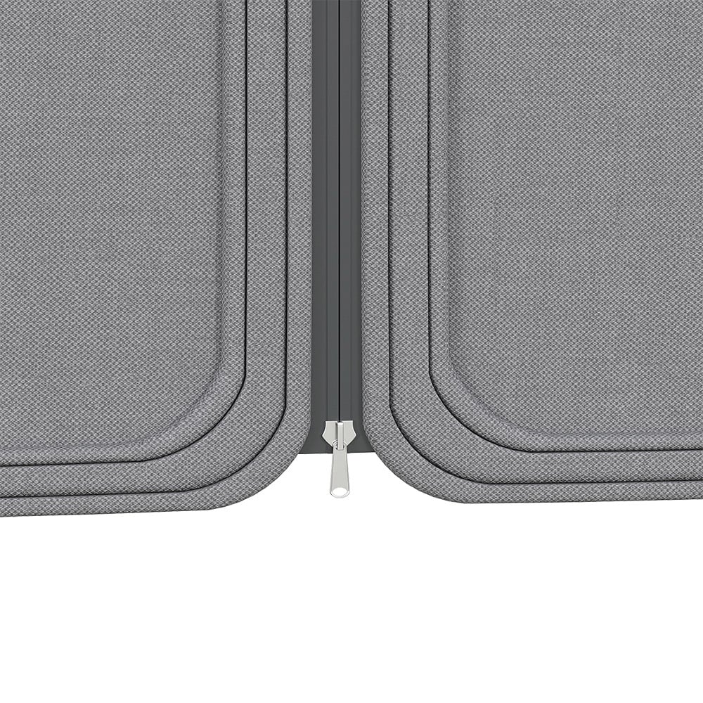 Living and Home Light Grey Solar LED Metal Patio Gazebo 4 x 2.6m Image 4