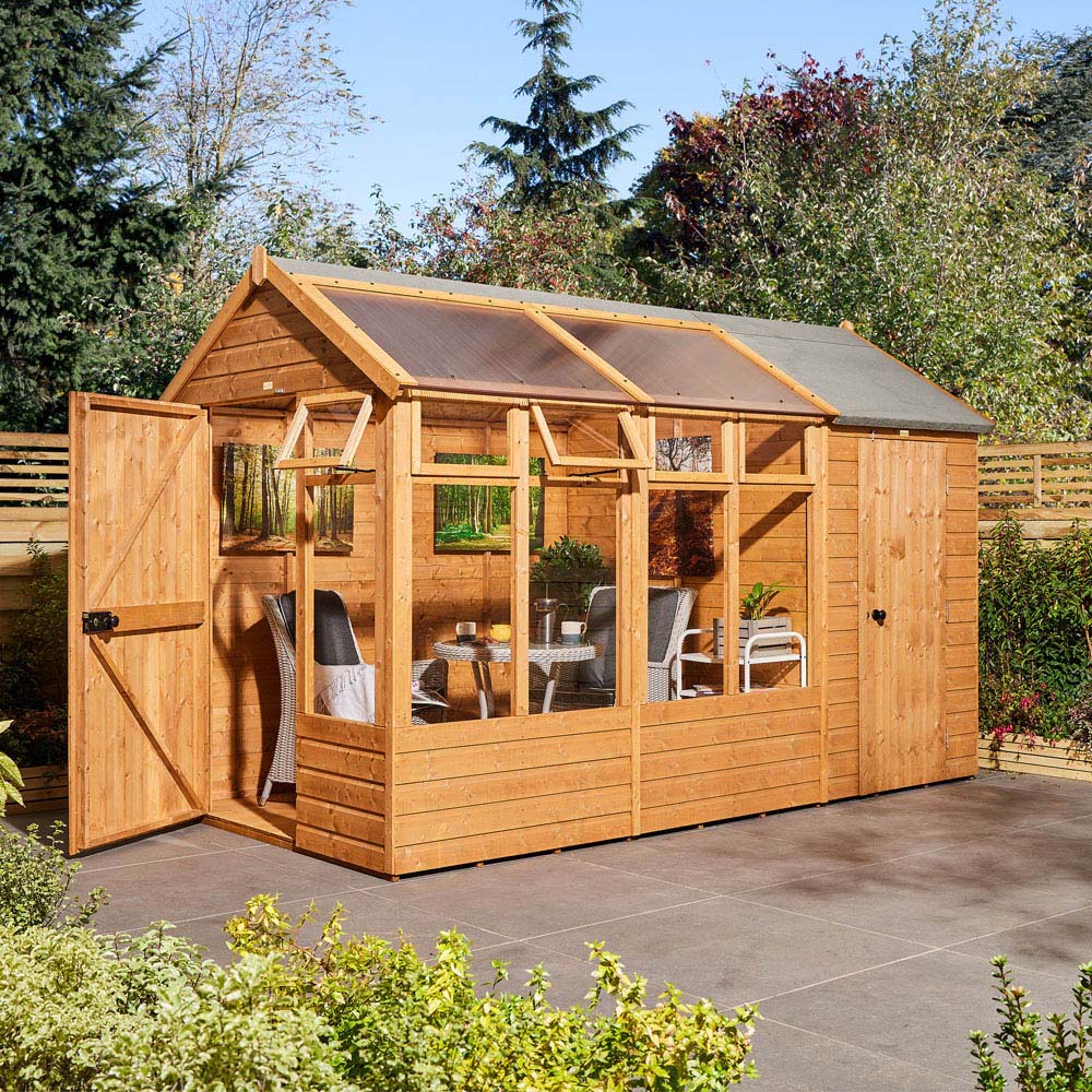 Rowlinson 12 x 6ft Growhouse with Store Image 2