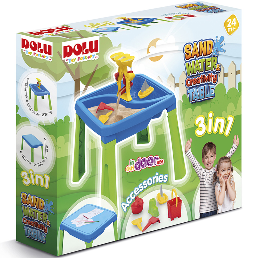 Dolu Blue Sand and Water Creativity Table Image 4