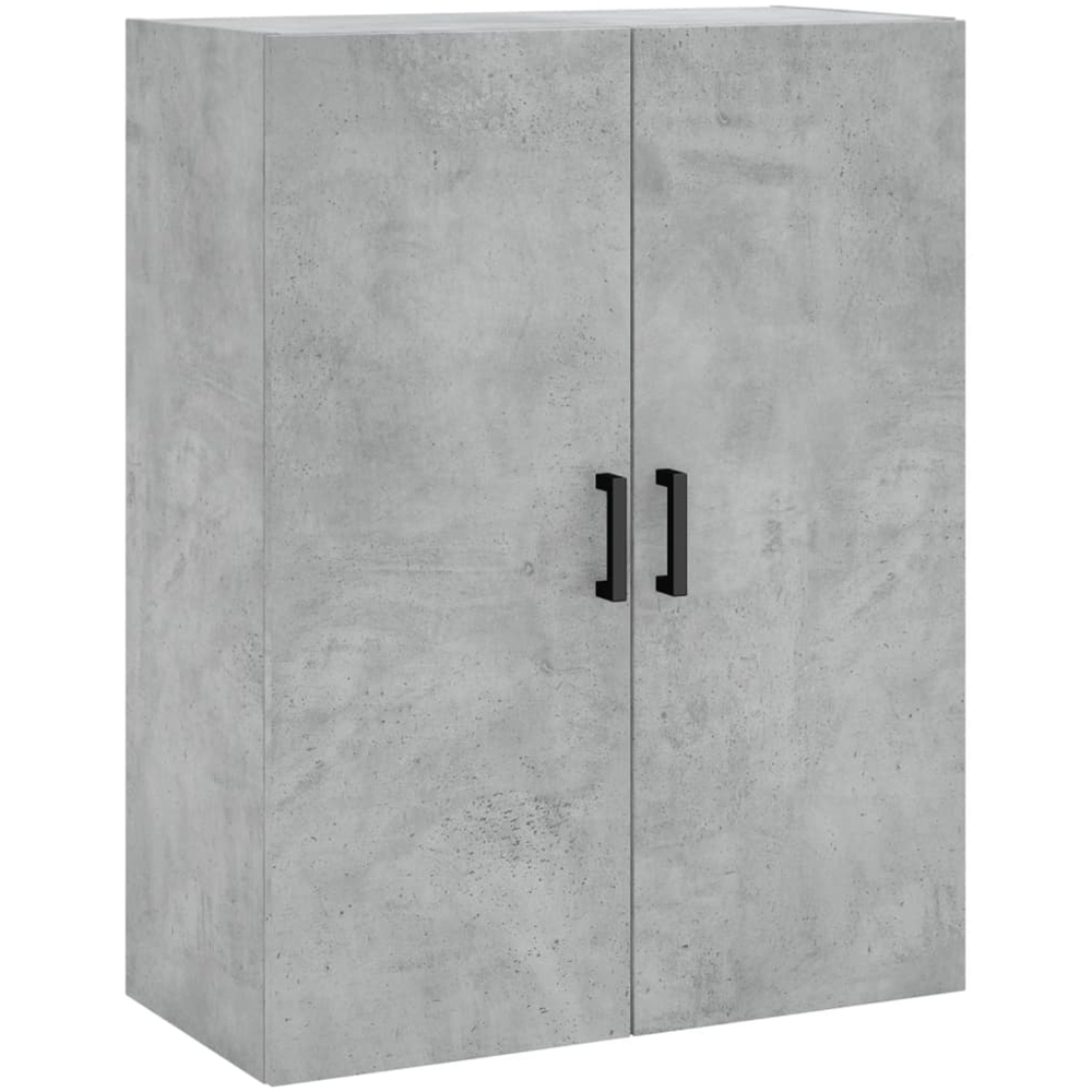 vidaXL 4 Door Concrete Grey Tall Highboard Image 5