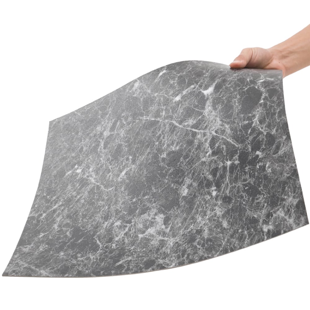 Living and Home Stone Effect Self Adhesive Floor Tile Stickers 24 Pack Image 4