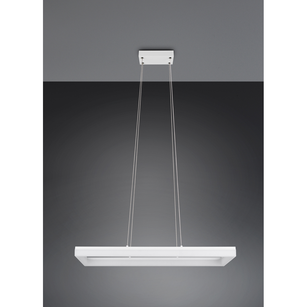 TRIO Camino Matt White LED Pendant Light Image 7