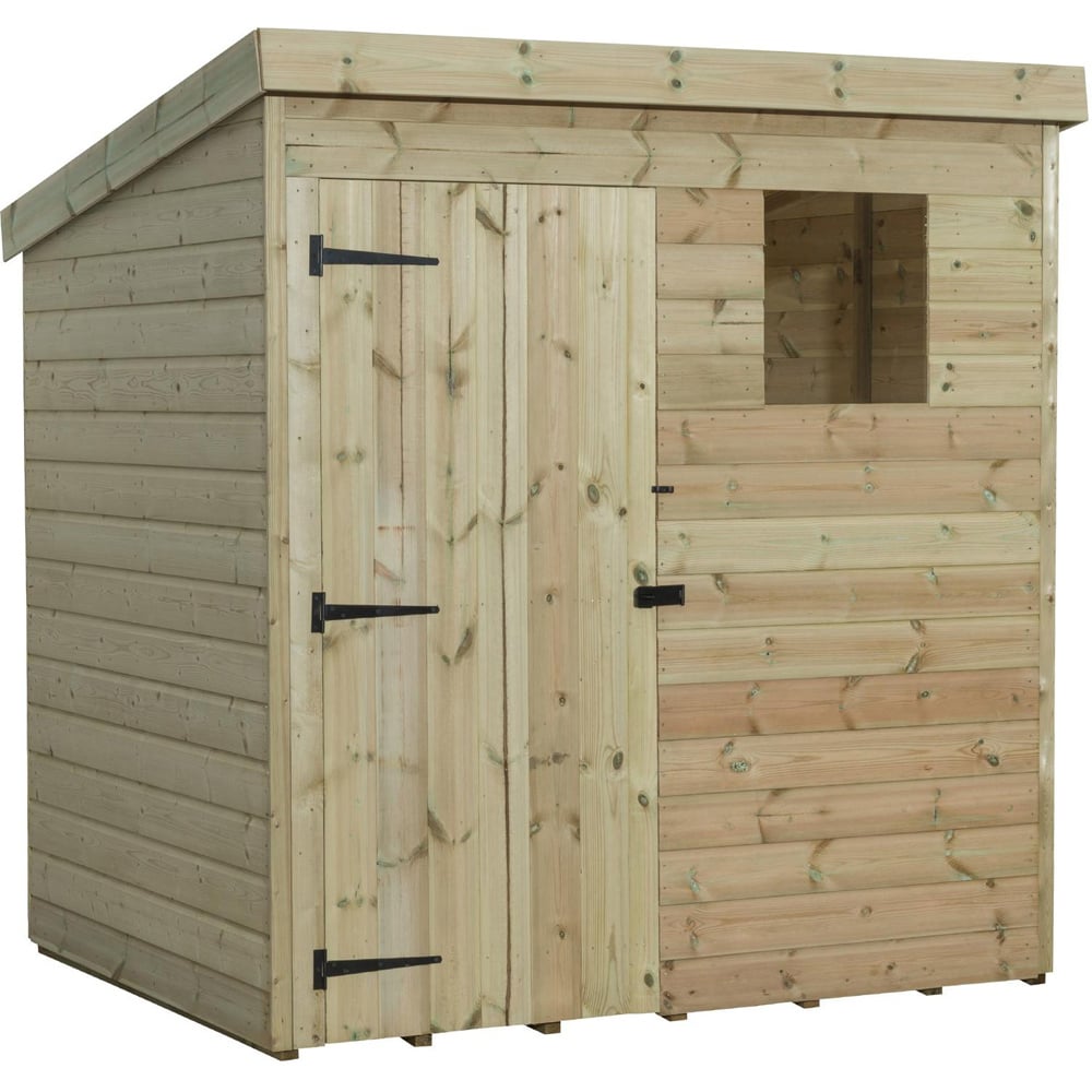 Empire Sheds 1500 5 x 3ft Tongue and Groove Wooden Pent Garden Shed Image 1