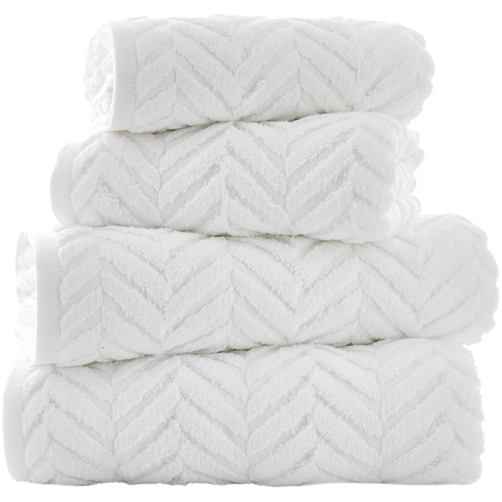 The Lyndon Company Catalonia White Bath Towel Image