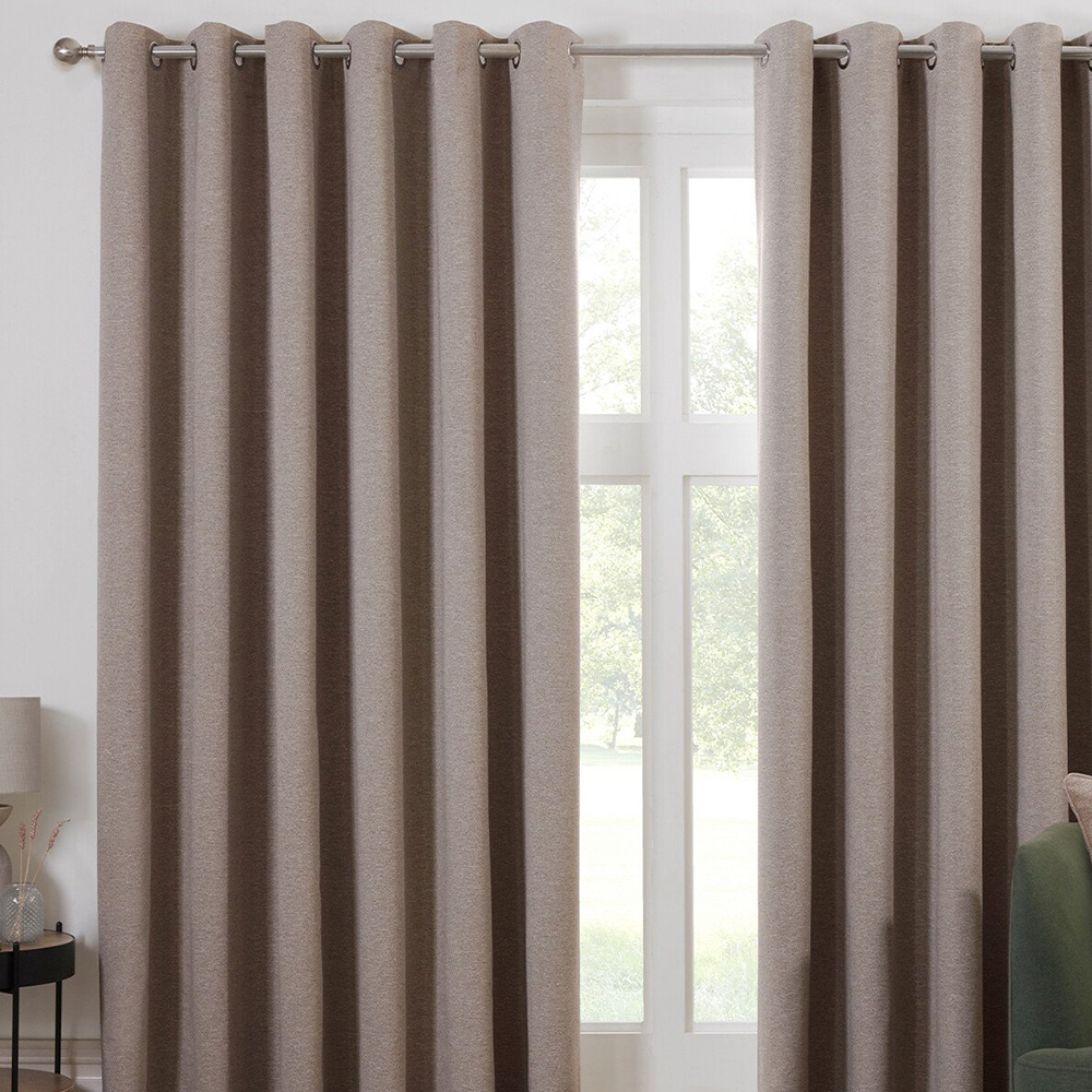 Dusk Eyelet Curtain Natural / 168cm / 137cm Image 5