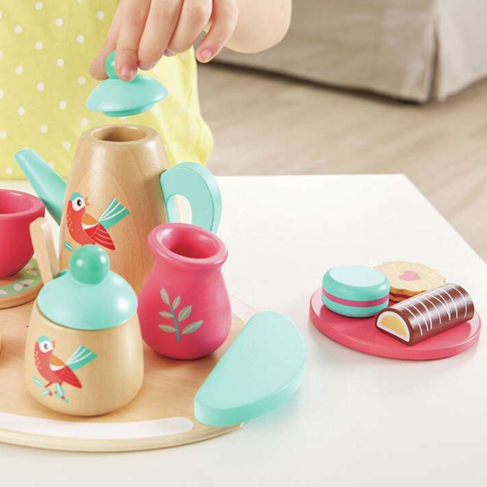 Hape Tea Time Wooden Playset Image 2