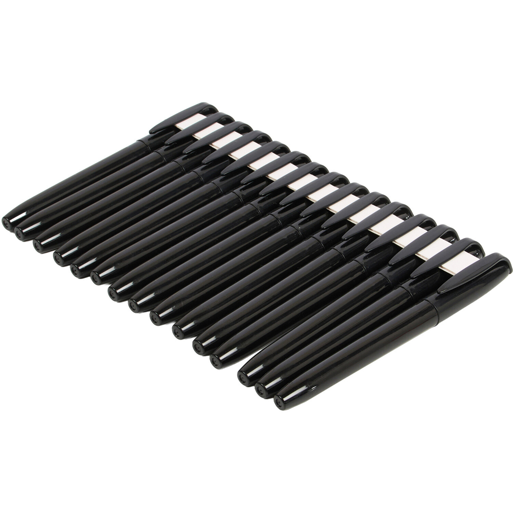 Pack of 30 Black Permanent Markers Image 3
