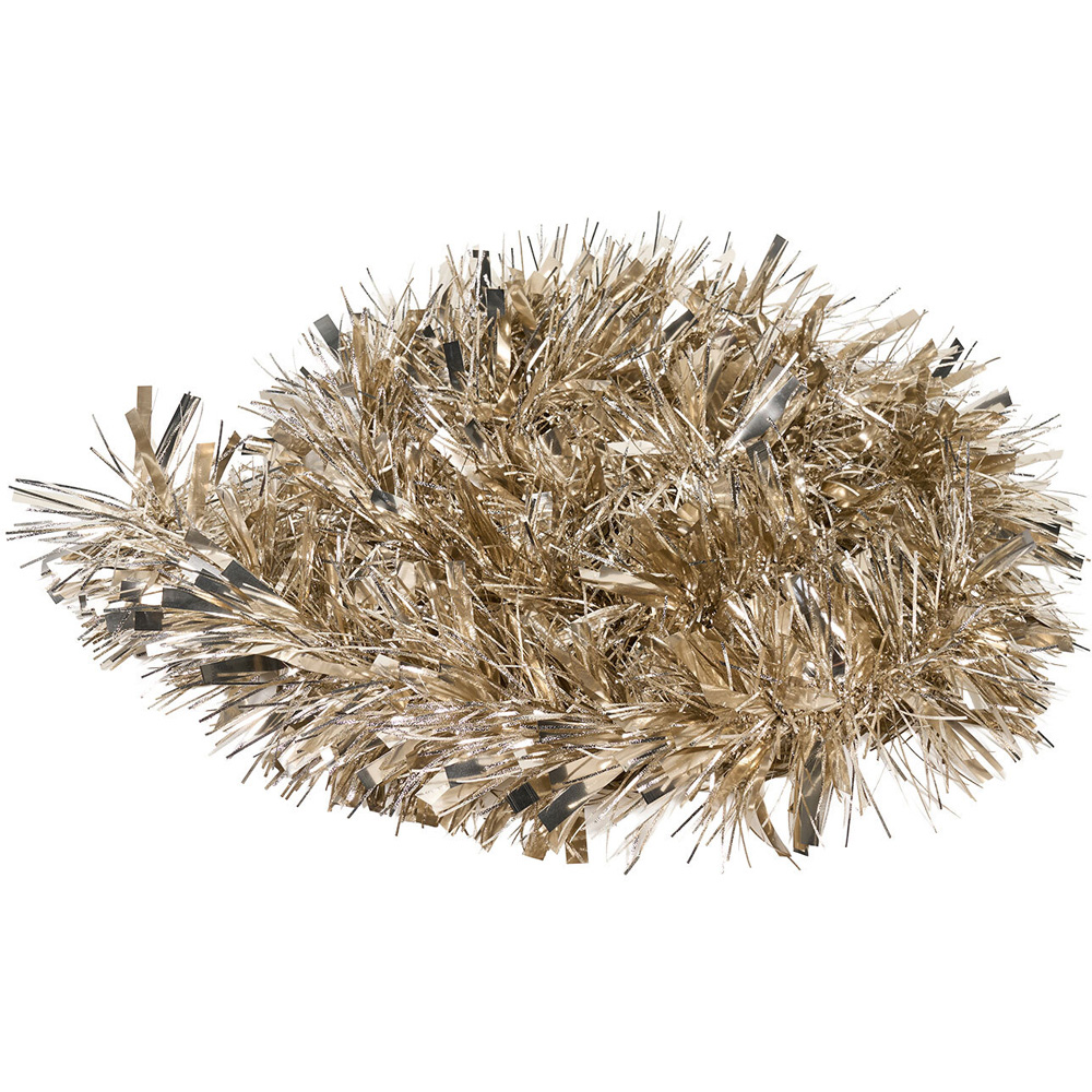 Chunky Festive Tinsel - Champagne Image 3