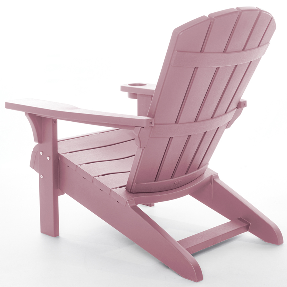 Keter Alpine Old Pink Adirondack Chair Image 3