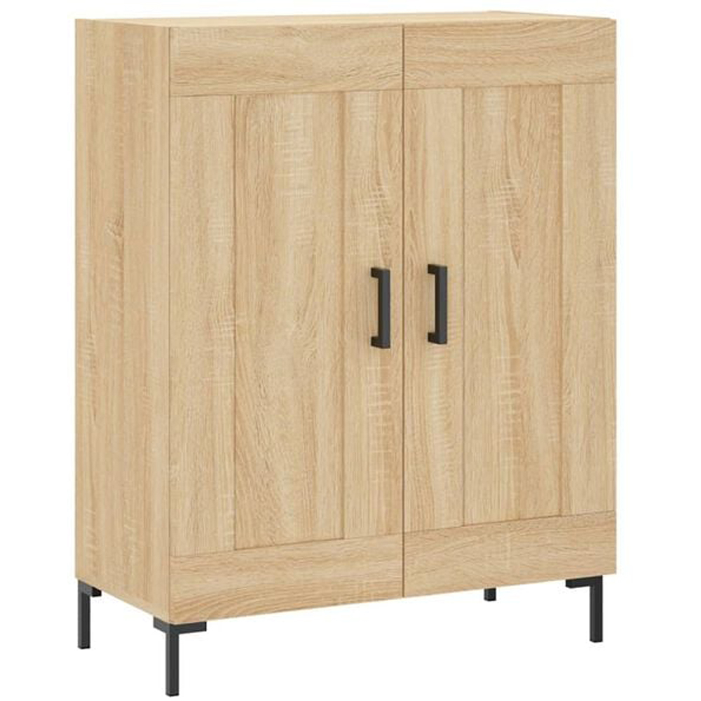 vidaXL 4 Door Sonoma Oak Highboard Image 5