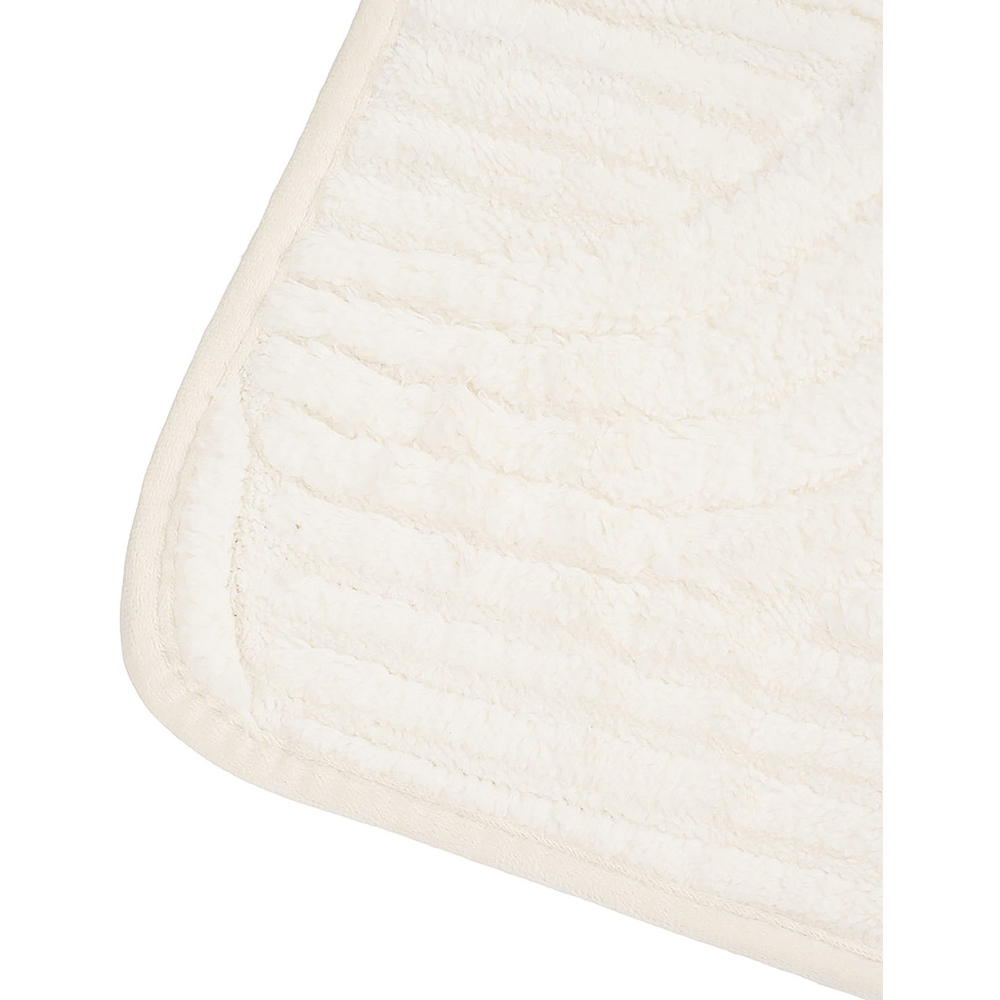Living and Home Beige Minimalist Wavy Geometric Non-Slip Sofa Mat 90 x 90cm Image 5