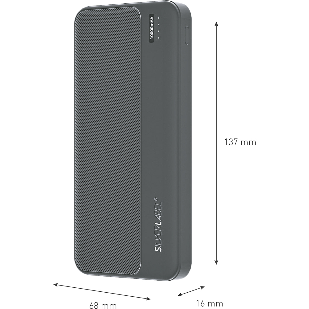 SilverLabel E71022252 Black PD Power Bank 10000mAh Image 7