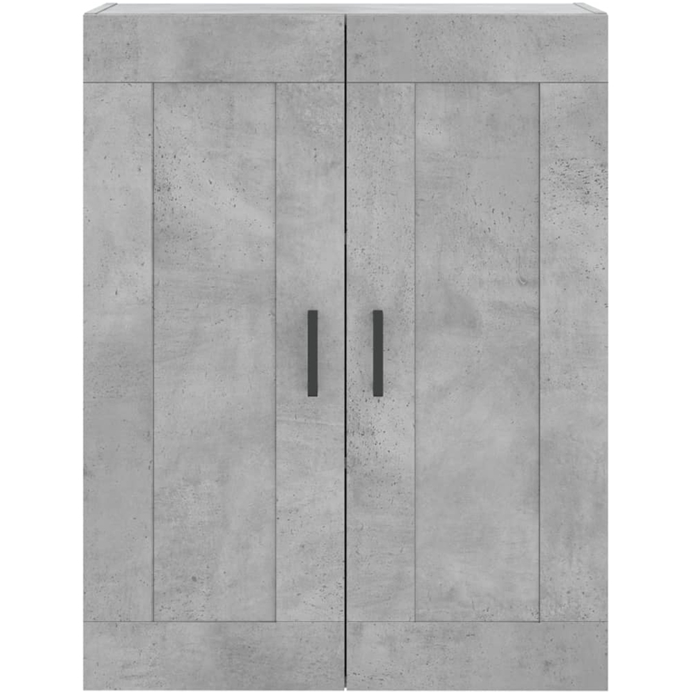 vidaXL 2 Door 3 Drawer Concrete Grey Tall Highboard Image 6