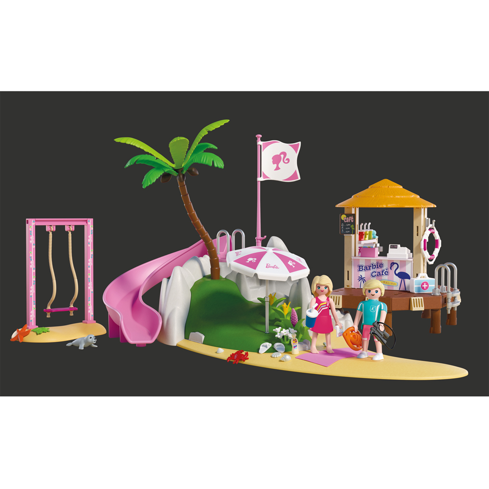 Playmobil Barbie Beach Cafe Play Set 136 Piece Image 4