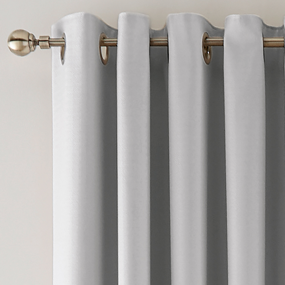 Helena Springfield Eden Lined Silver Curtains 229 x 229cm Image 2