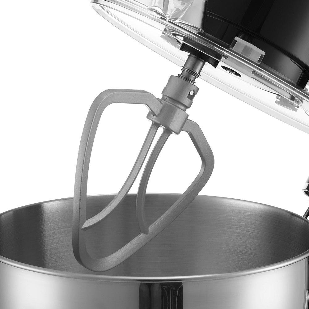 Komore AI1342 Black Multifunctional Stand Mixer with Steel Bowl Image 5