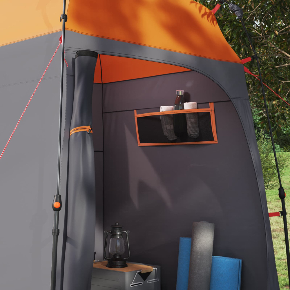 vidaXL Shower Tent Grey Image 7