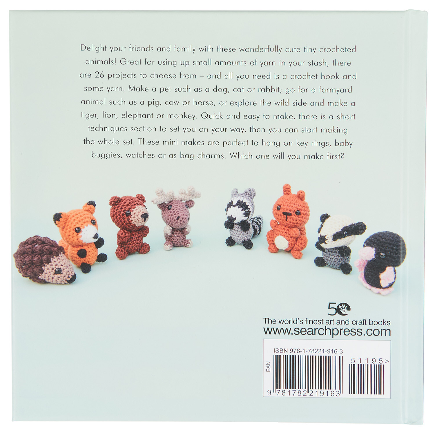 Mini Amigurumi Animals Book Multicolour Image 2