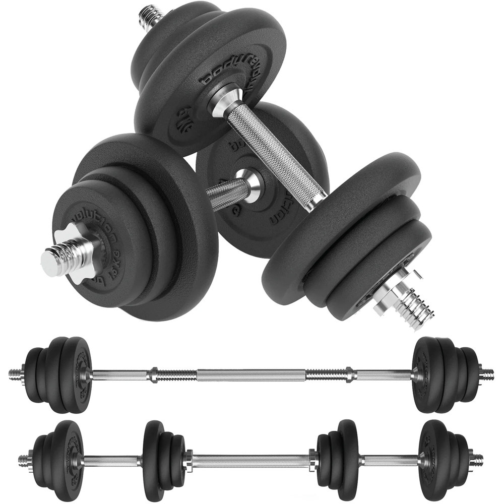 Body Revolution Cast Iron Dumbbell Set 20kg Image 1