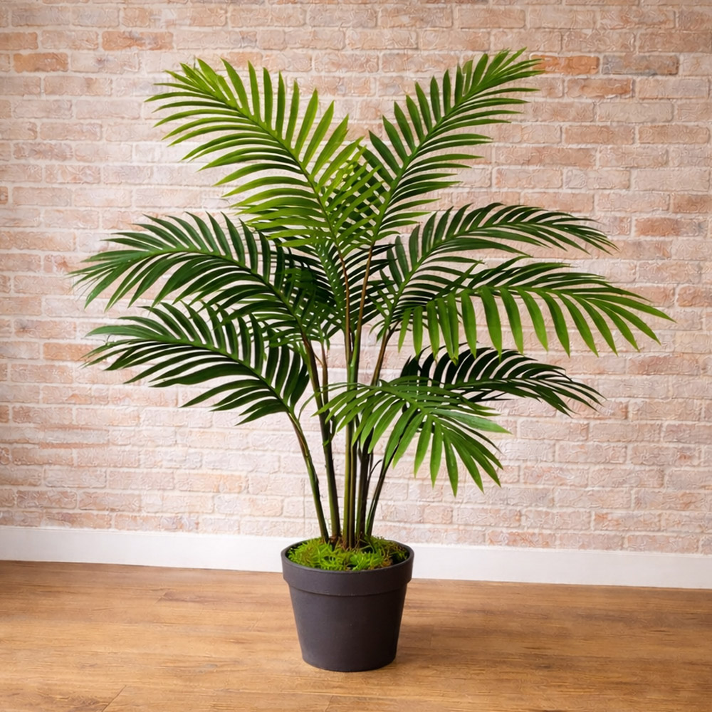 Leaf Areca Palm Artificial Tree Pot 3ft Image 2