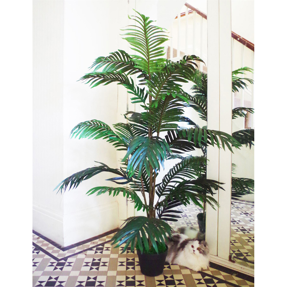 Leaf Large Bushy Palm Artificial Tree 140cm Image 2