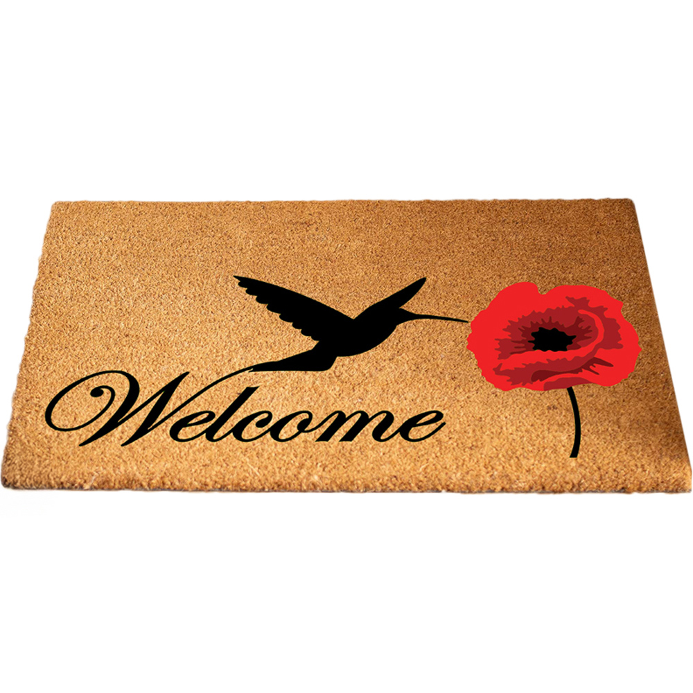 Coco & Coir Poppy Nectar Coir Door Mat 40 x 60cm Image 1