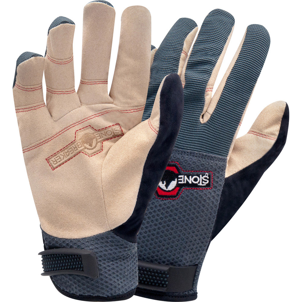 StoneBreaker XL Charcoal Trades Nailbender Work Gloves Image 5