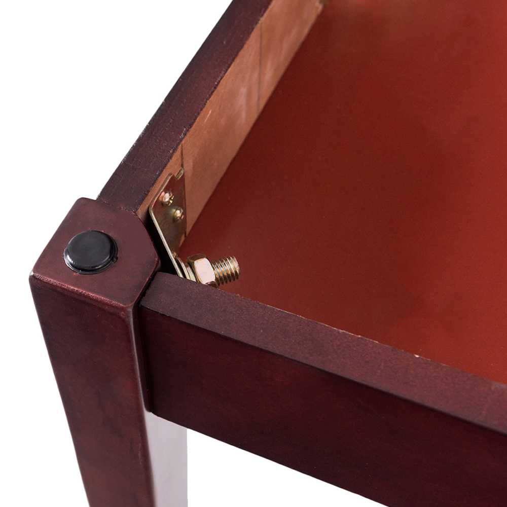 Costway Brown Wooden Piano Bench with Storage Image 6