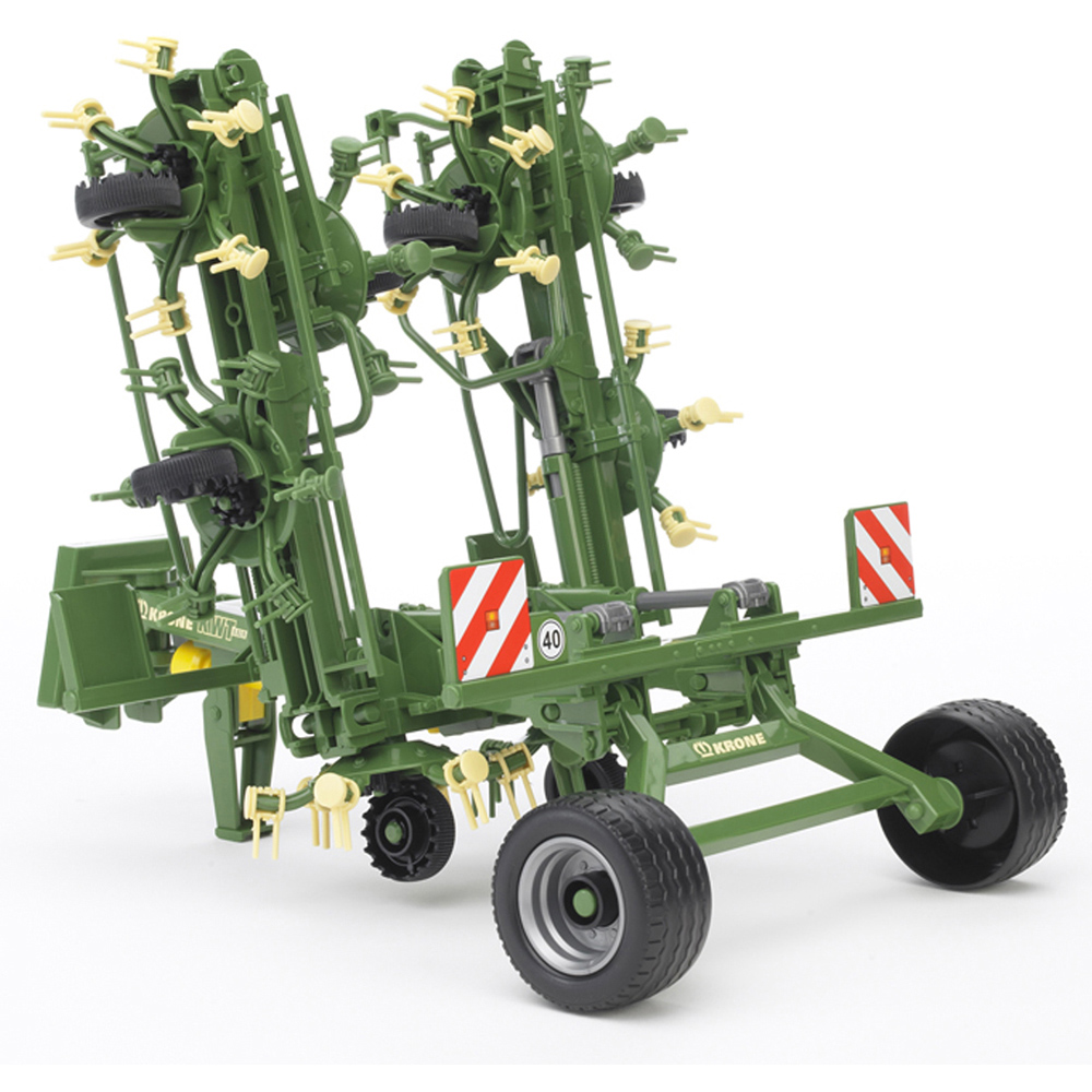 Bruder Kids Krone KWT 8.82 Trailed Rotary Tedder Playset Model with Running Gear Image 2