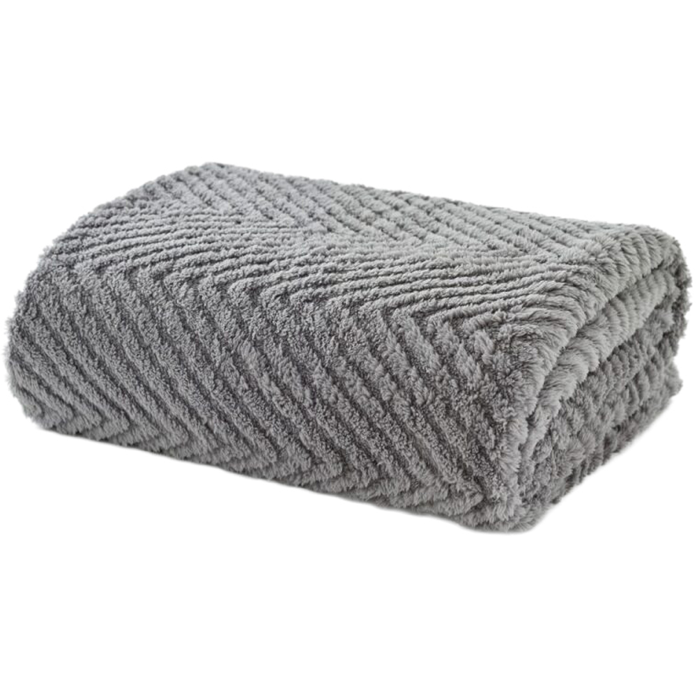 Deyongs Hemsworth Dove Grey Throw 130 x 170cm Image 1