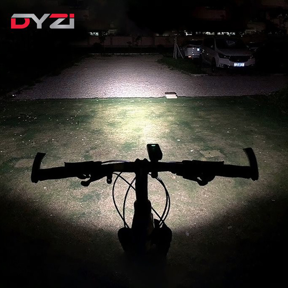 Dyzi Aluminium Rechargeable Front and Rear Bike Light Set Image 5