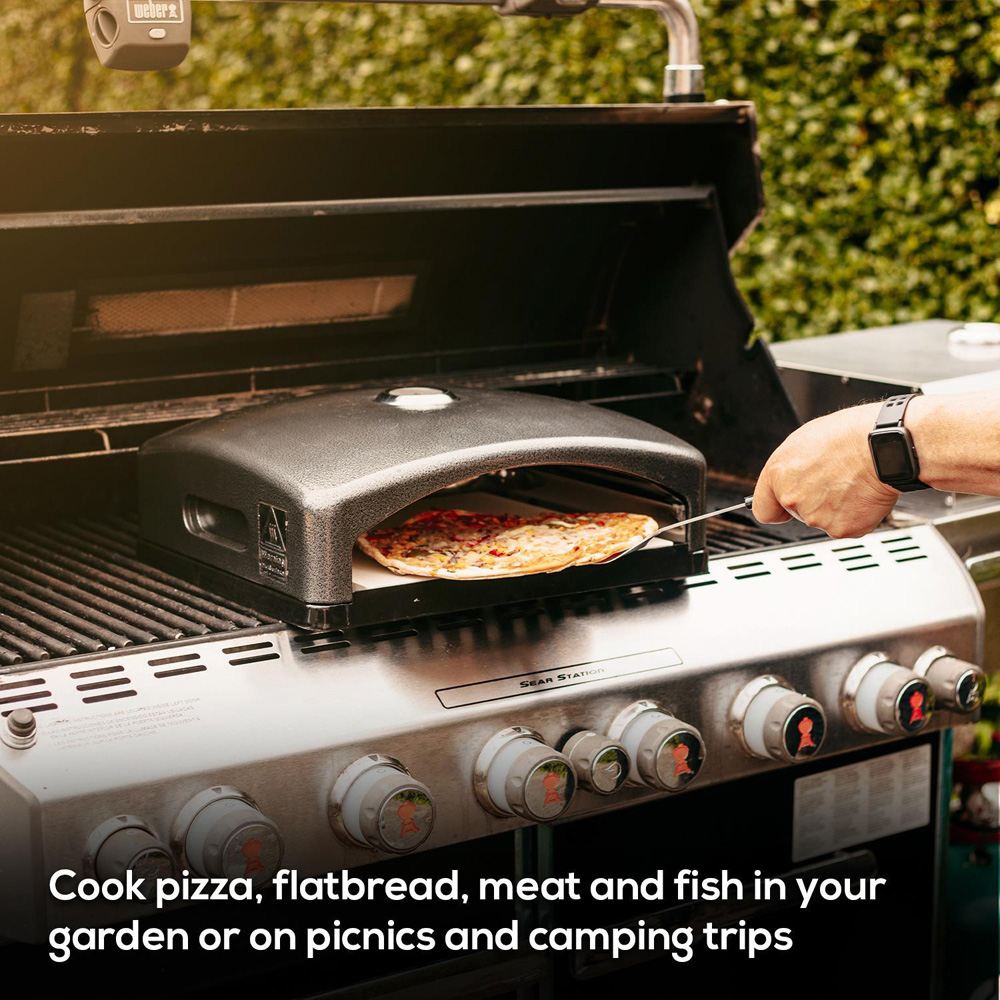 Haven Mini Outdoor Ceramic Pizza Stone BBQ Oven Image 6