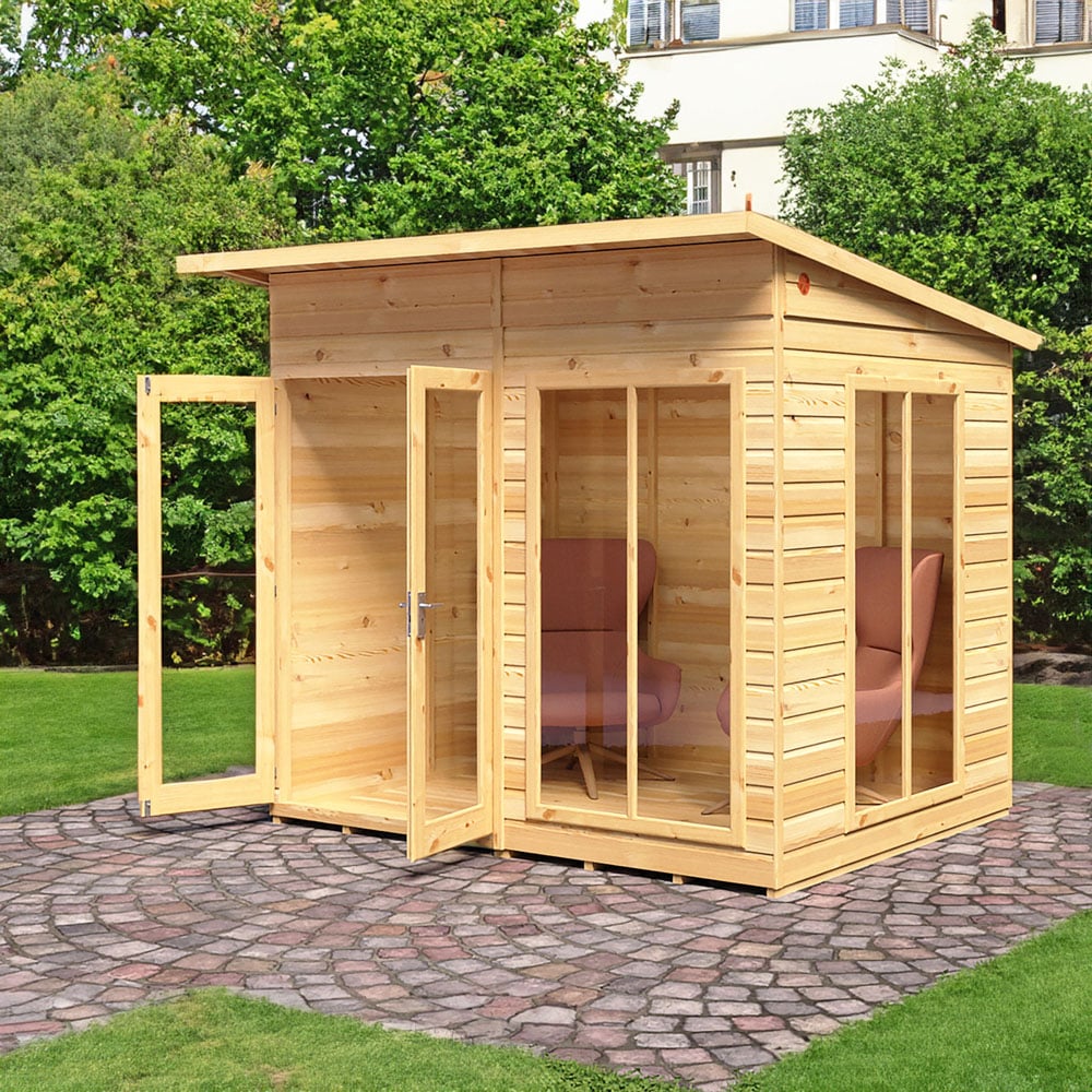 Shire Lela 8 x 6ft Double Door Summerhouse Image 5