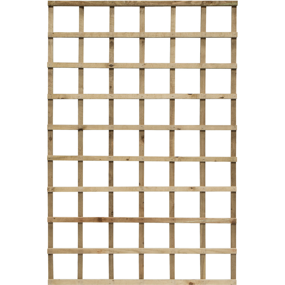 Rowlinson 6 x 4ft Pressure Treated Heavy Duty Trellis Image 1