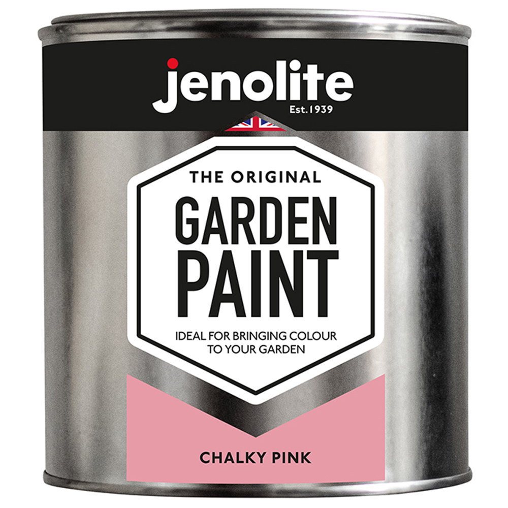 Jenolite Garden Paint Chalky Pink 1L Image 2